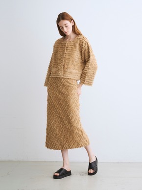 Fringe sweater skirt 詳細画像