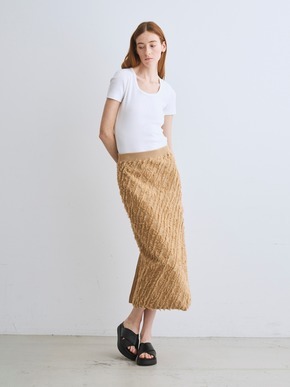 Fringe sweater skirt 詳細画像