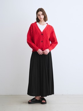 Spongy smooth mesh cardigan 詳細画像