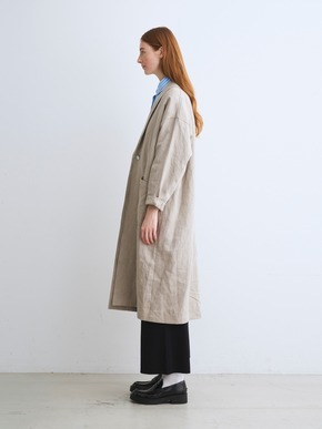 Rough linen doctor coat 詳細画像