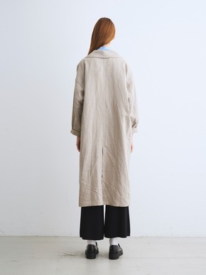 Rough linen doctor coat 詳細画像