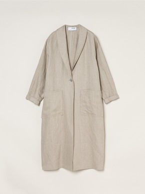 Rough linen doctor coat 詳細画像