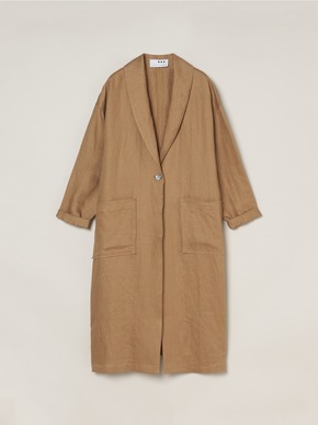 Rough linen doctor coat 詳細画像