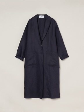 Rough linen doctor coat 詳細画像