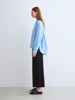 Broad stripe loose shirt 詳細画像