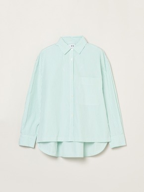 Broad stripe loose shirt 詳細画像