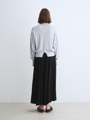 Cotton silk sheer top 詳細画像