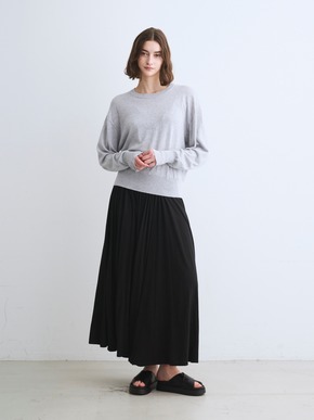 Cotton silk sheer top 詳細画像