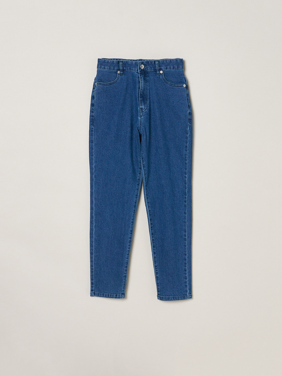 Denim cigarette pants