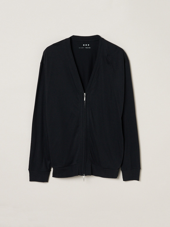 Men's Sueded jersey cardigan