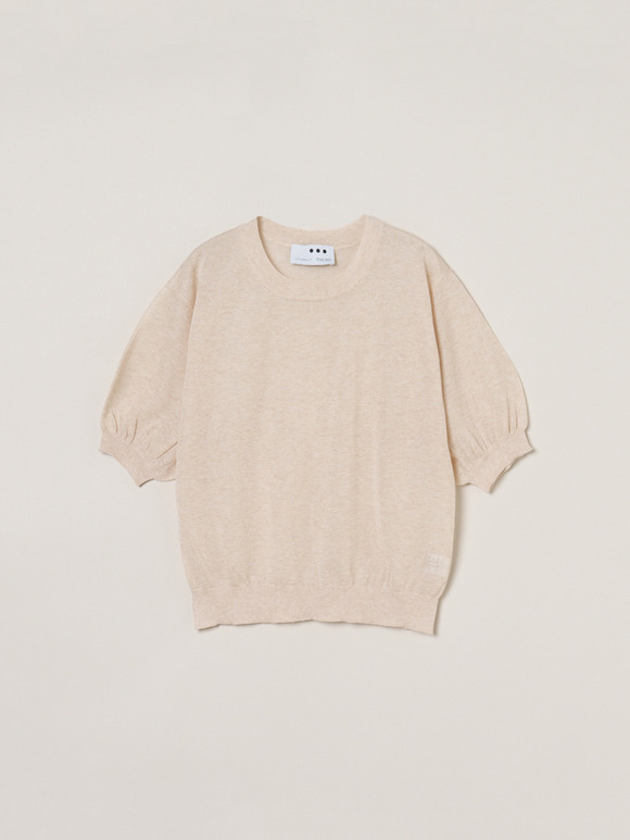 Sheer lurex top
