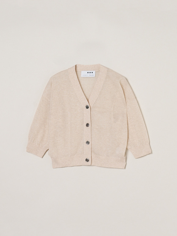 Sheer lurex cardigan