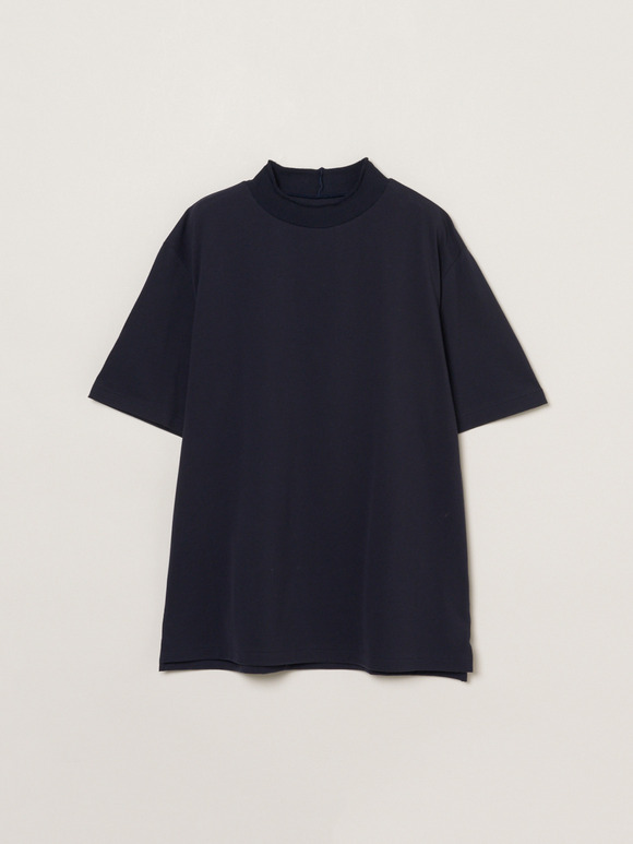 Men's sandedjerseypique mockneck