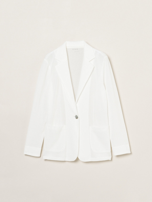 Sheer terry jacket