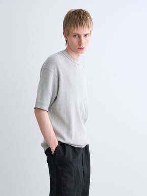 Men's organic cotton waffle t-shirt 詳細画像